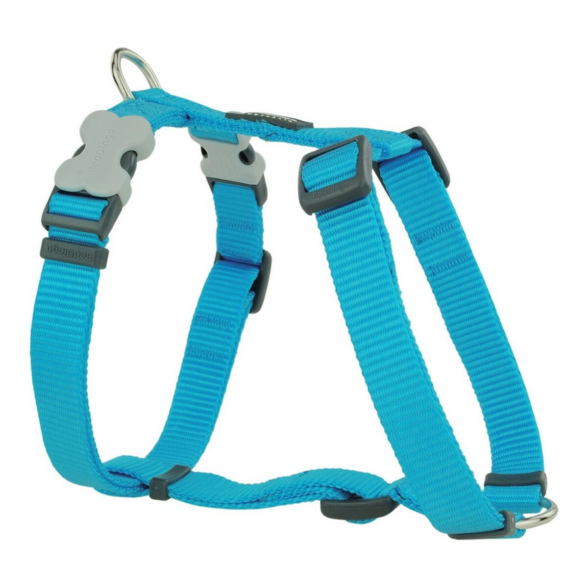 Dog Harness Red Dingo Smooth 46-76 cm Turquoise