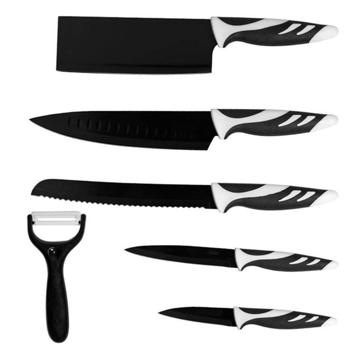 Knife Set Cecotec 01024 Black 6 Pieces