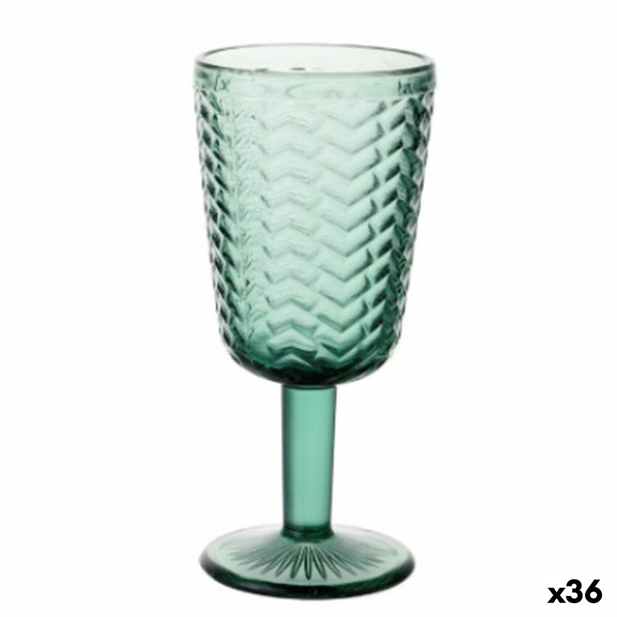 Wineglass La Mediterránea Spica Green 320 ml (36 Units)