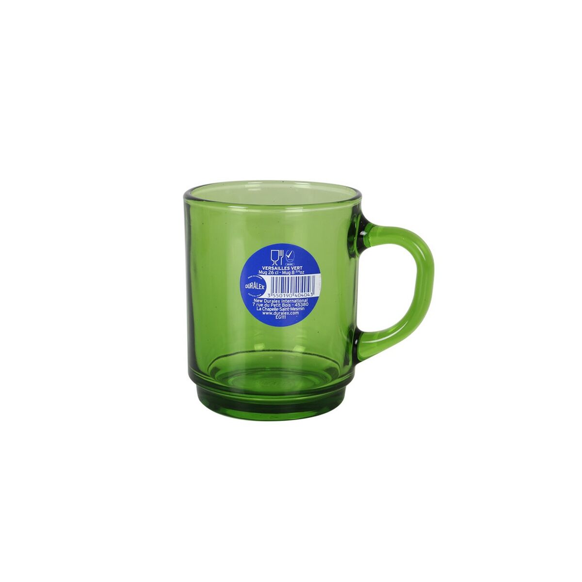 Cup Duralex Versailles Green 260 ml (12 Units)