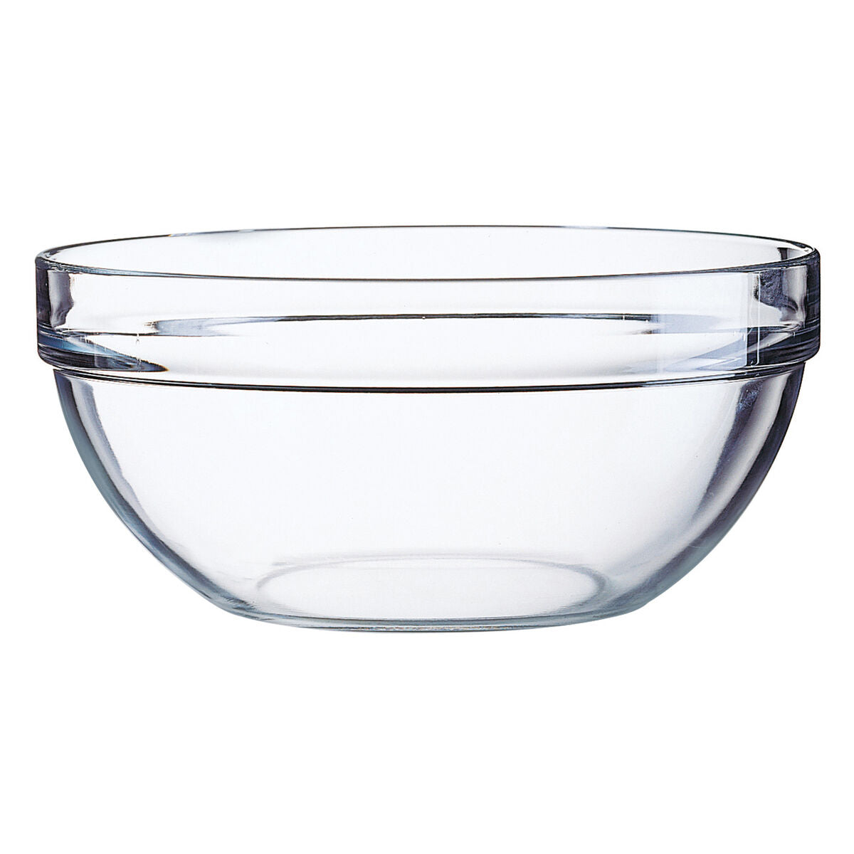 Salad Bowl Luminarc Transparent Glass (20 cm) (6 Units)