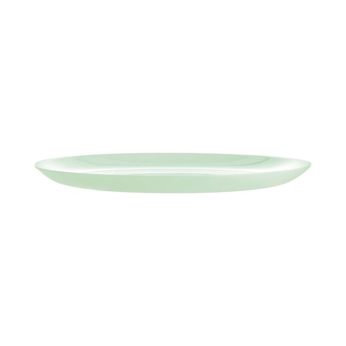Flat Plate Luminarc Diwali Paradise Green Glass 25 cm (24 Units)