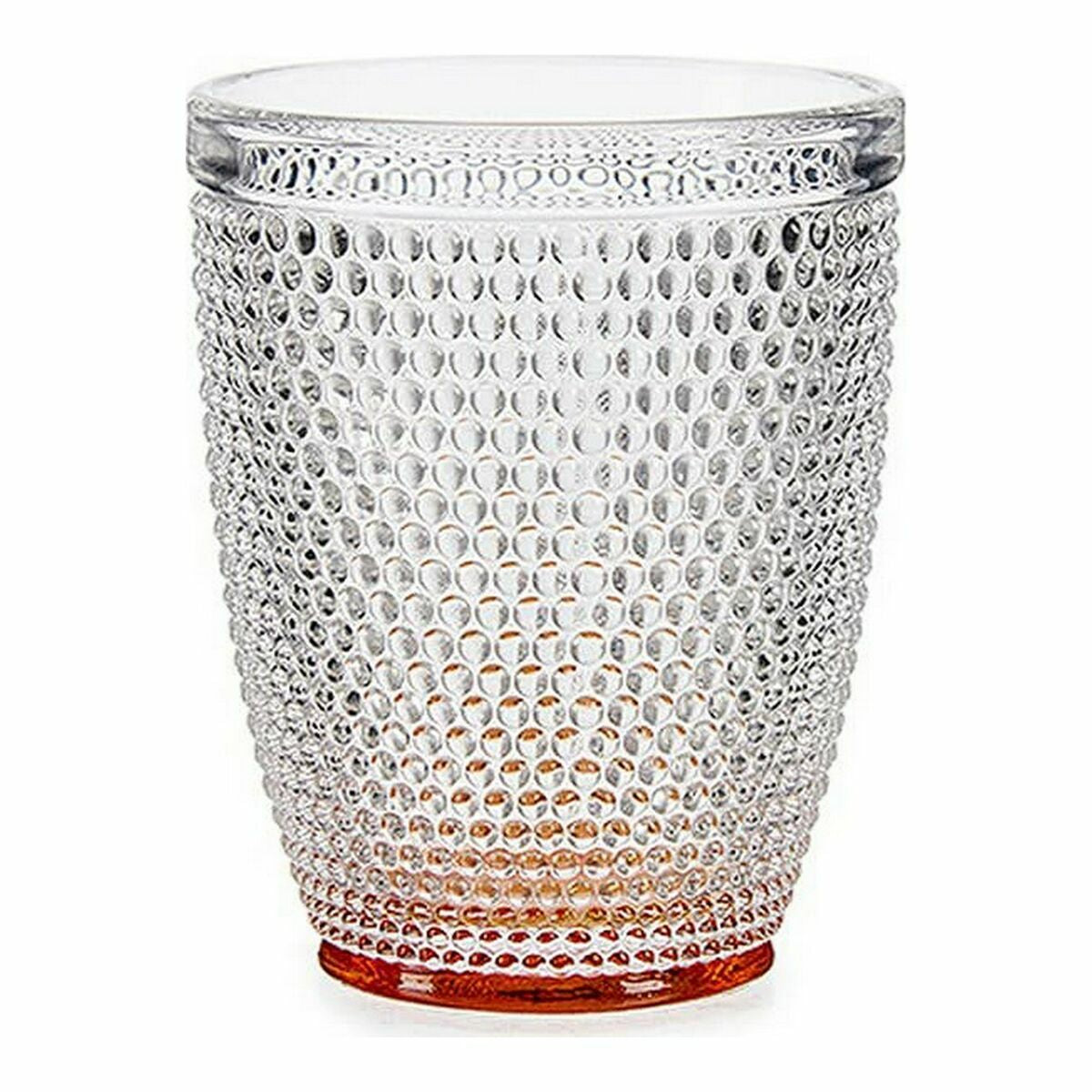 Glas Punten Amber Transparant Glas (300 ml) (6 Stuks)