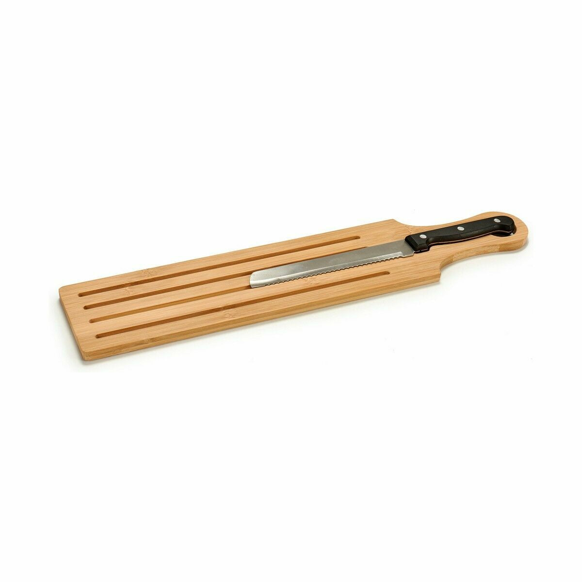 Bamboe Broodplank Bamboe 10,5 x 2,5 x 49,5 cm (12 Stuks)