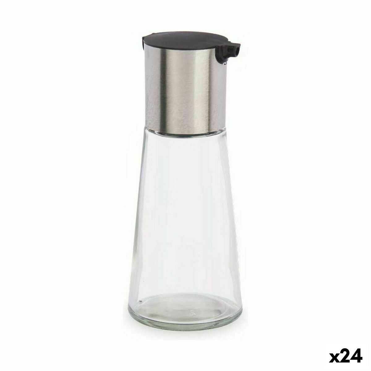 Flesje Zilverkleurig Metaal 230 ml (24 Stuks)