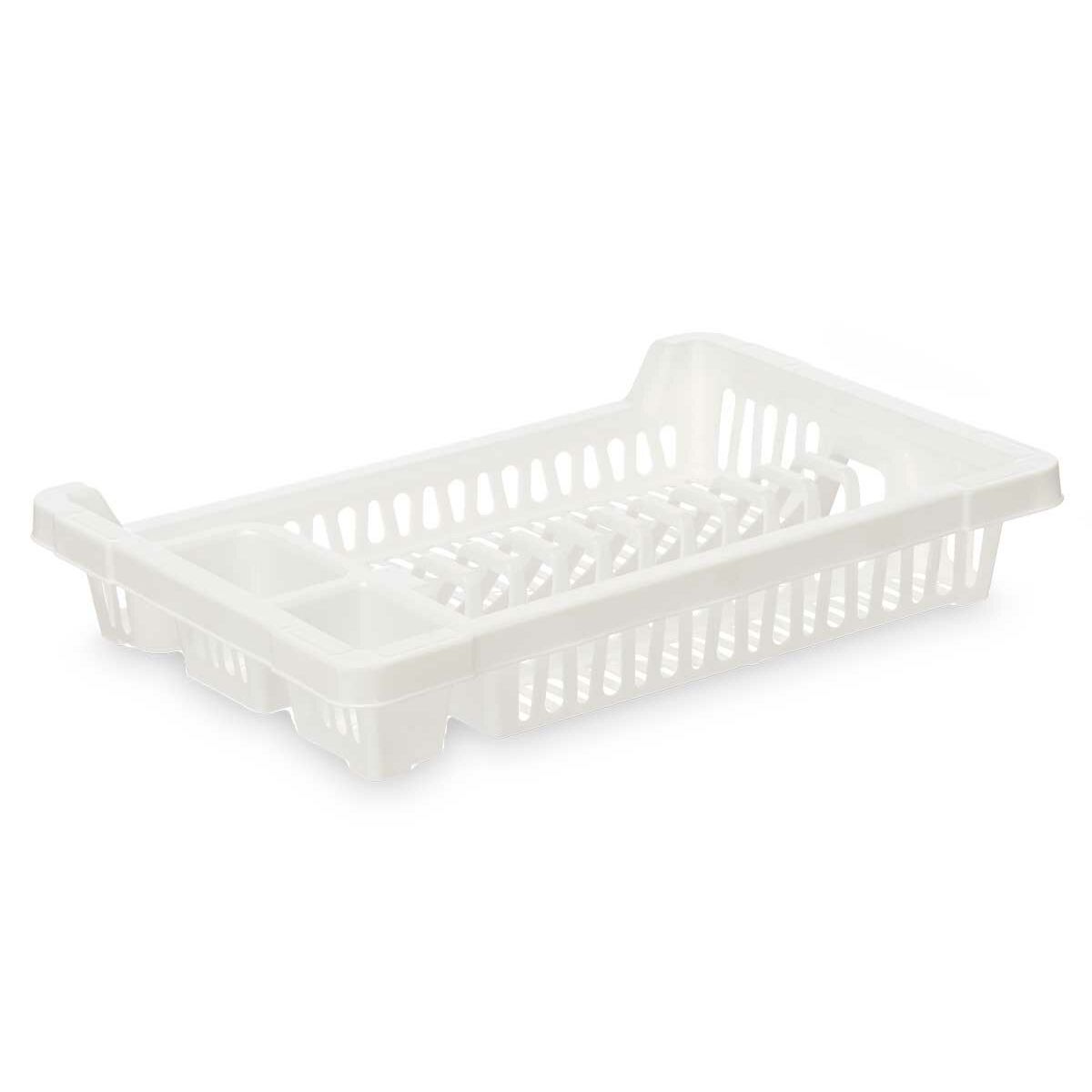 Afdruiprek voor Keukengootsteen Wit Plastic 42,5 x 7 x 29,5 cm (24 Stuks)