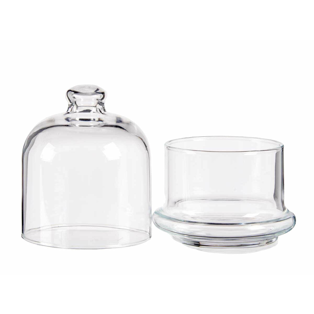 Sweet dish Mini Basic Transparent Glass 9,2 x 11,5 x 9,2 cm (24 Units)