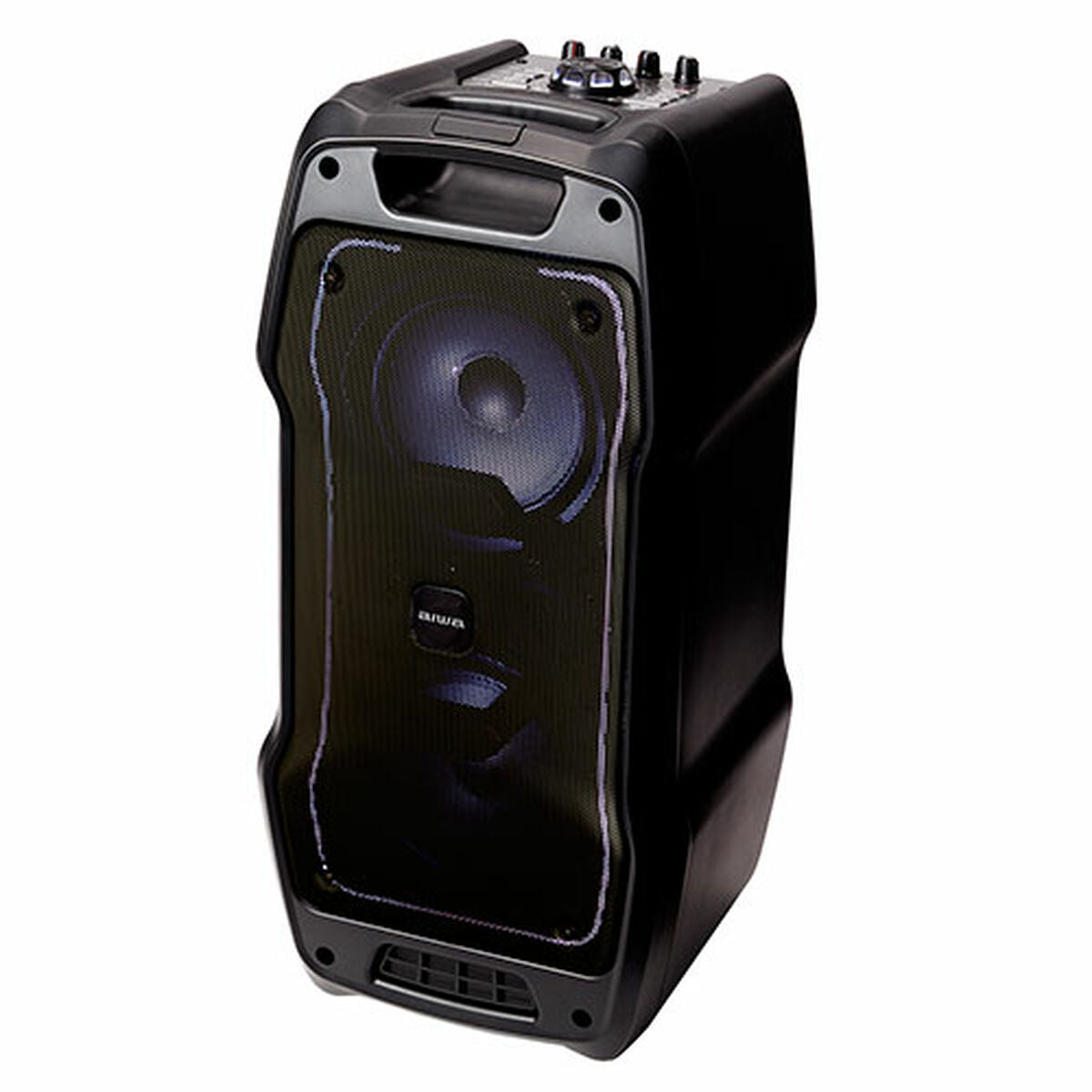 Dankzij de draagbare Bluetooth®-luidsprekers Aiwa Zwart Multicolour 600 W