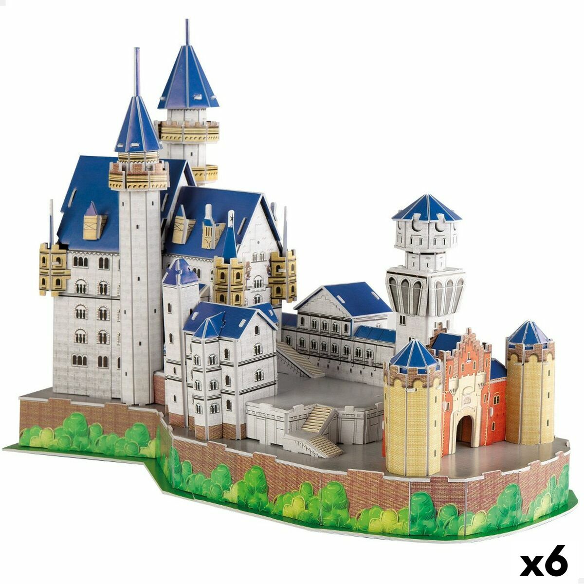 3D puzzel Colorbaby New Swan Castle 95 Onderdelen 43,5 x 33 x 18,5 cm (6 Stuks)