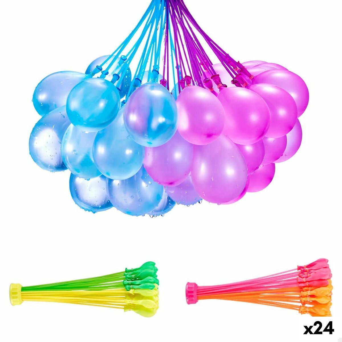Waterballonnen met Pomp Zuru Bunch-o-Balloons (24 Stuks)