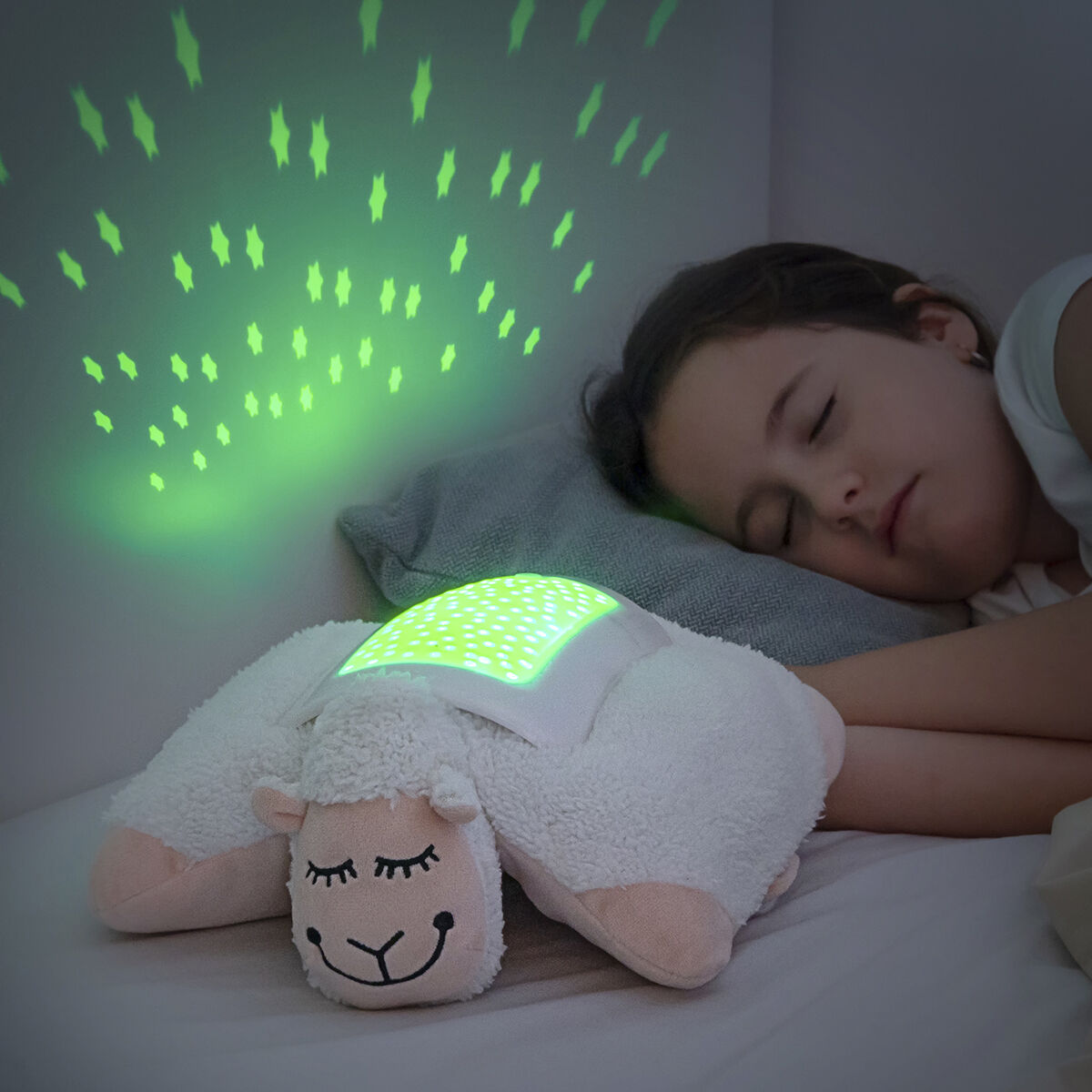 InnovaGoods Knuffelschaap met LED Projector