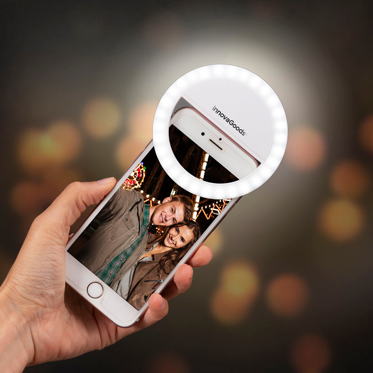 Oplaadbaar Selfie ringlampje Instahoop InnovaGoods