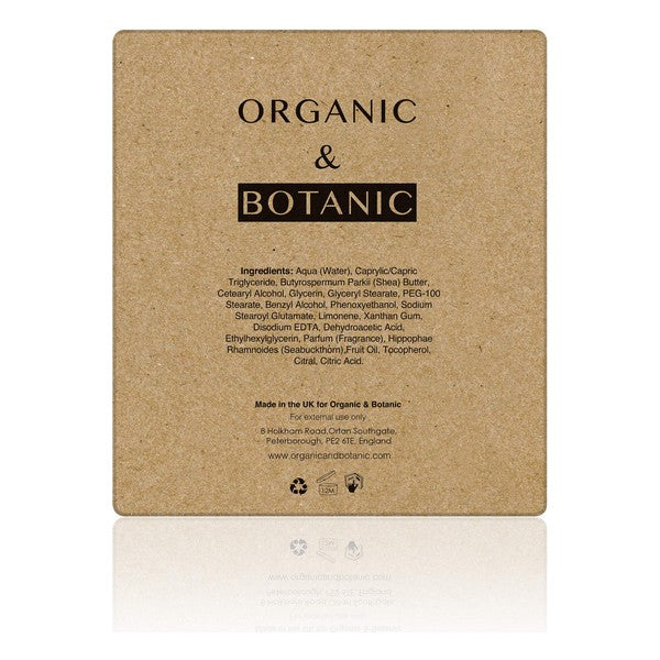 Vochtinbrengende Body Crème Organic & Botanic Mandarijn (100 ml)