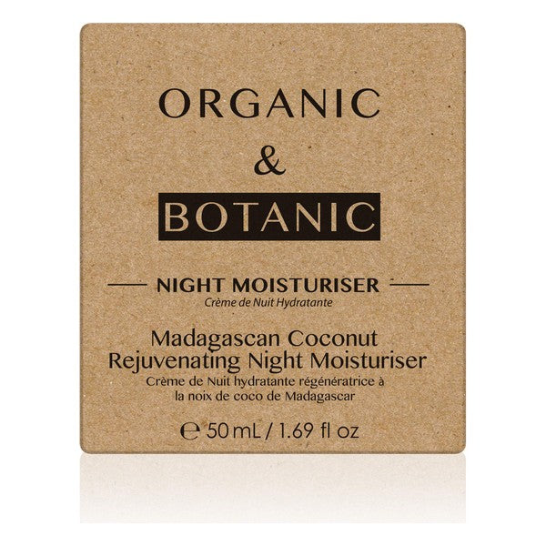 Nachtcrème Madagascan Coconut Organic & Botanic (50 ml)