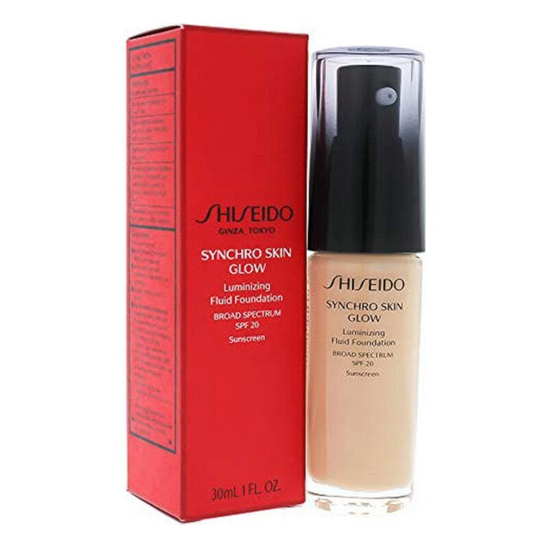 Vloeibare Foundation Skin Glow Shiseido SPF20 (30 Ml)