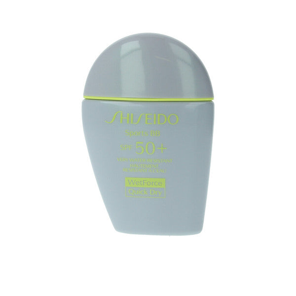 Vochtinbrengende Crème Make-Up Effect Sun Care Sports Shiseido SPF50+ (12 g)