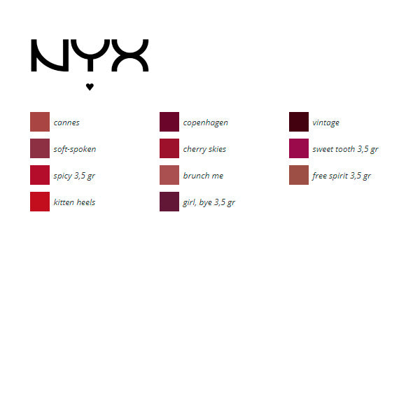 Lippenstift Suede NYX (3,5 g)