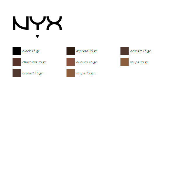 Wenkbrauw Make-up Fill & Fluff NYX (15 g)
