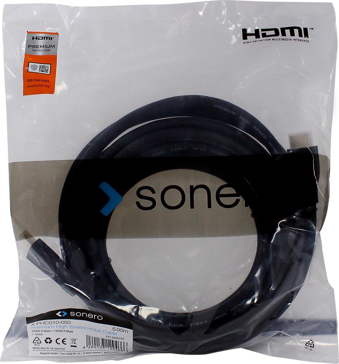 Sonero HDMI kabel high quality 1 tm 5 meter verkrijgbaar