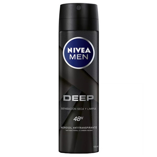 Deodorant Spray Men Deep Black Carbon Nivea (150 ml)