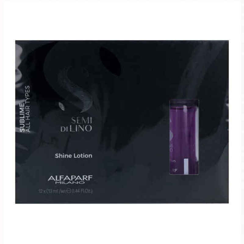 Beschermende haarbehandeling Semi di Lino Sublime Shine Lotion Alfaparf Milano (12 x 13 ml)