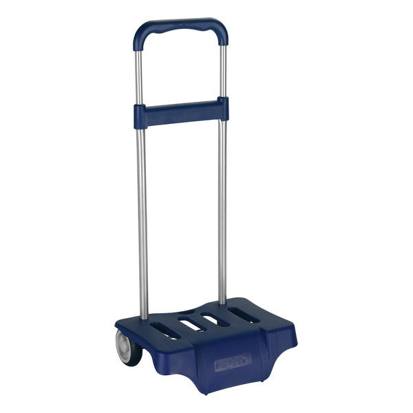 Backpack Trolley Safta (30 x 85 x 23 cm) Marineblauw