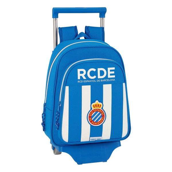 Schoolrugzak met Wielen 705 RCD Espanyol Blauw Wit