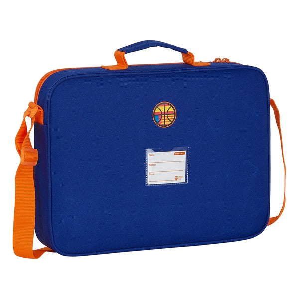 Briefcase Valencia Basket Blauw Oranje (6 L)