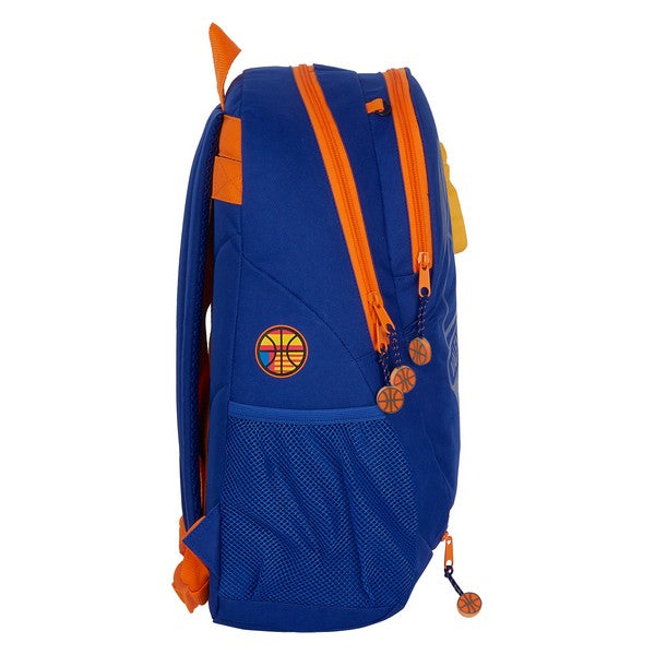 Schoolrugzak Valencia Basket Blauw Oranje