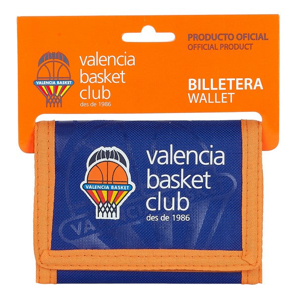 Portefeuille Valencia Basket Blauw Oranje