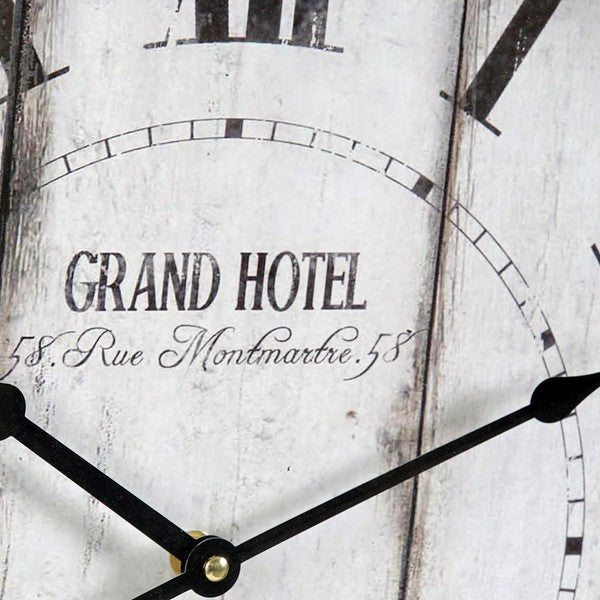 Muurklok DKD Home Decor Grand Hotel Metaal Hout MDF (60 x 7 x 72 cm)
