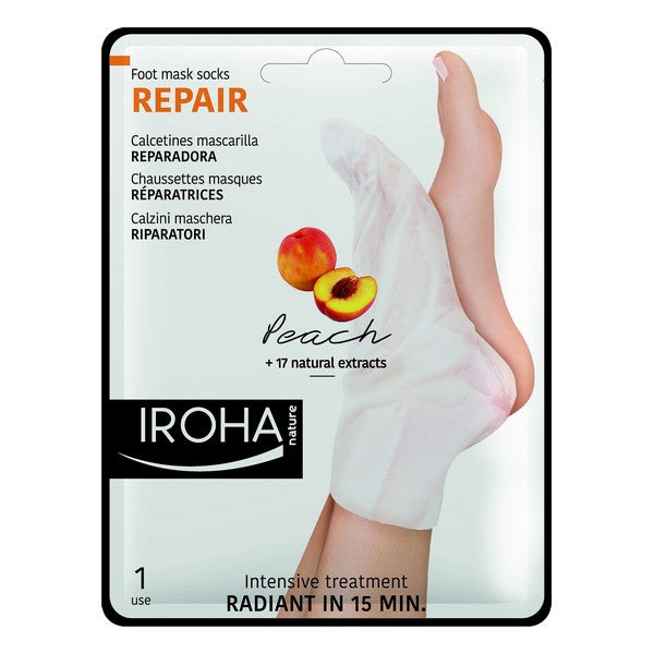 Hydraterende sokken Repair Peach Iroha (2 Onderdelen)