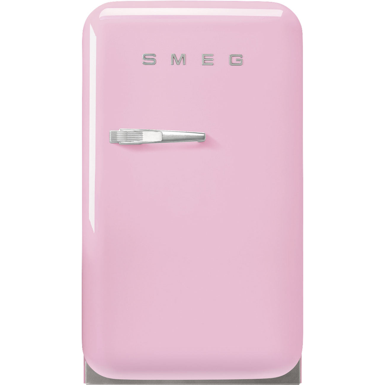 SMEG FAB5RPK5 jaren 50 koelkast enkeldeurs roze rechtsdraaiend