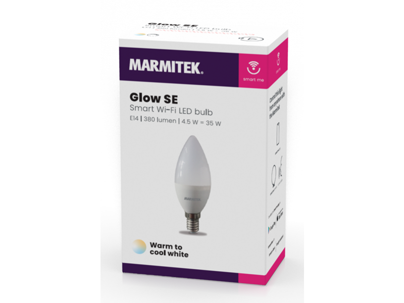Marmitek smart wi-fi LED lamp E14 4.5W 380Lm