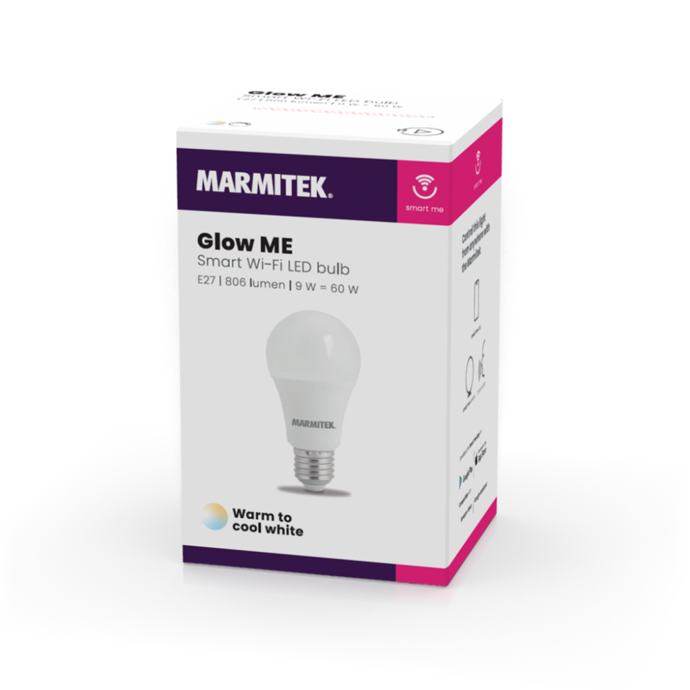 Marmitek smart wi-fi led lamp E27 9W 806Lm
