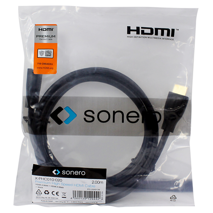 Sonero HDMI kabel high quality 1 tm 5 meter verkrijgbaar